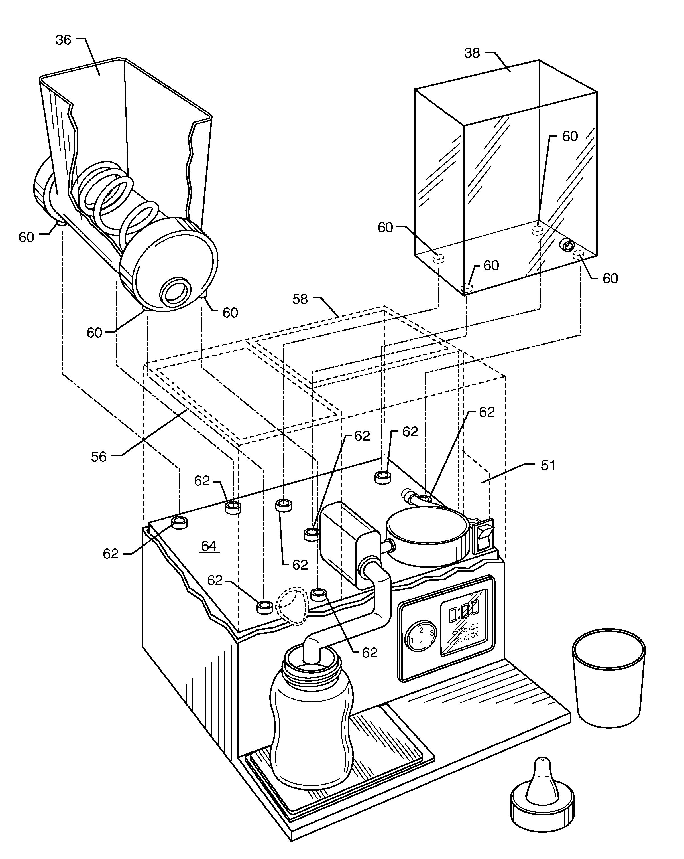 Baby formula preparation device