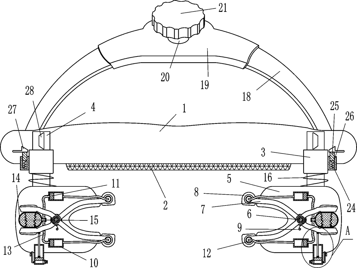 Auxiliary mechanism for removing eye foreign matter