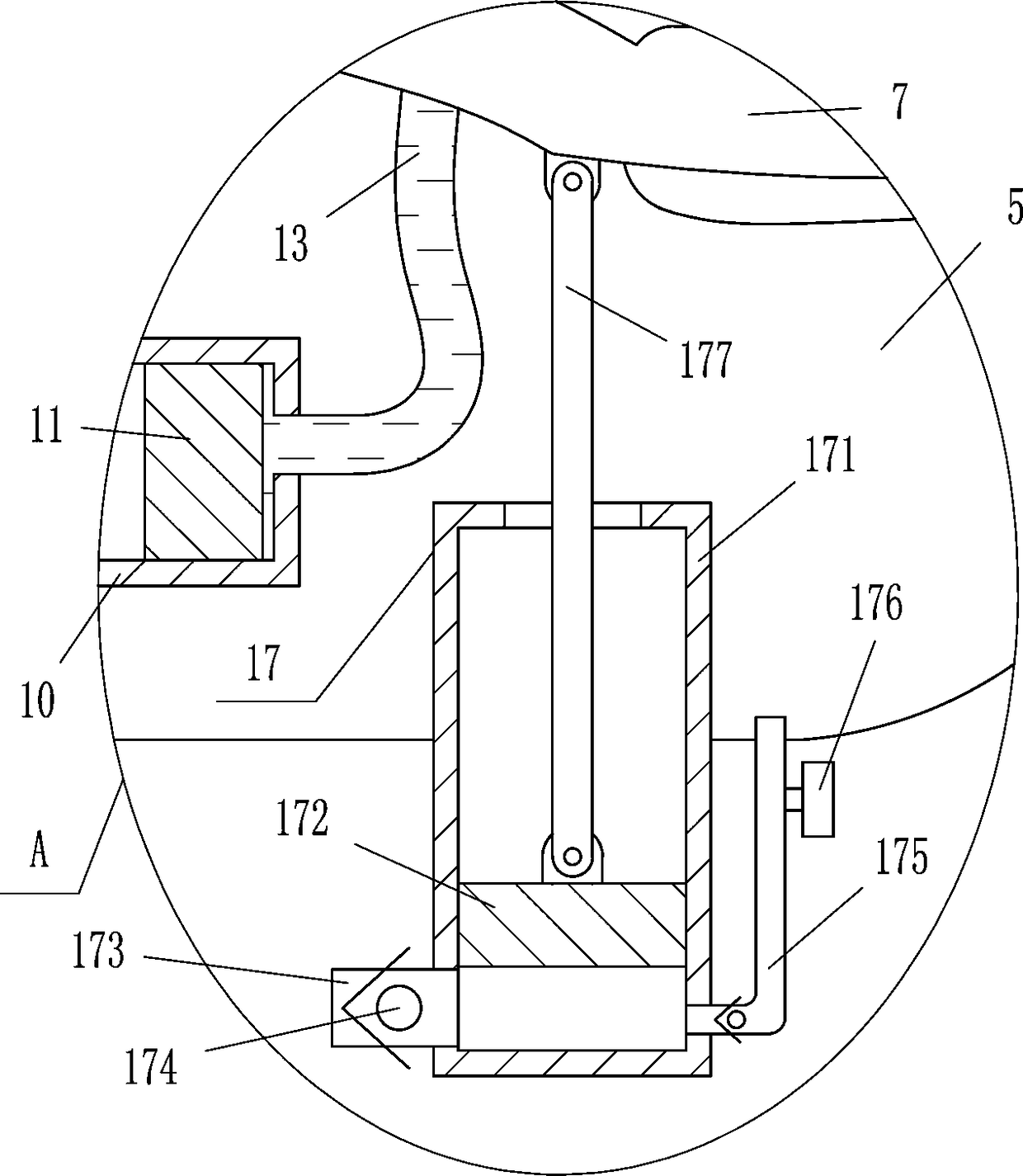 Auxiliary mechanism for removing eye foreign matter