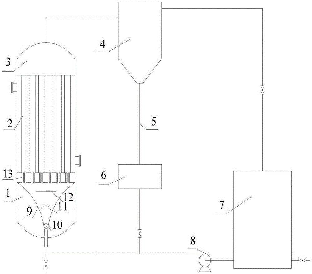 No-scaling fluidized bed heat exchanger