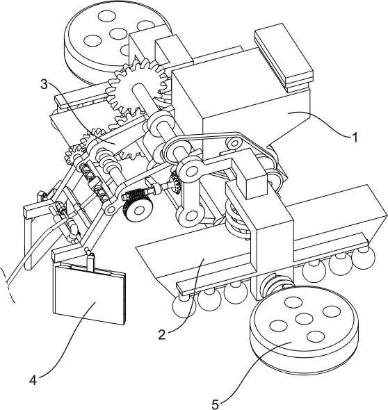 River channel water environment restoration device with adjusting function