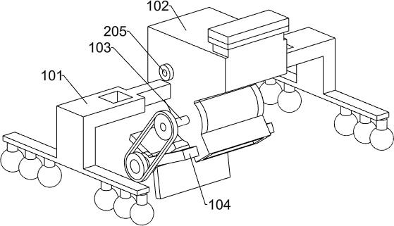 River channel water environment restoration device with adjusting function