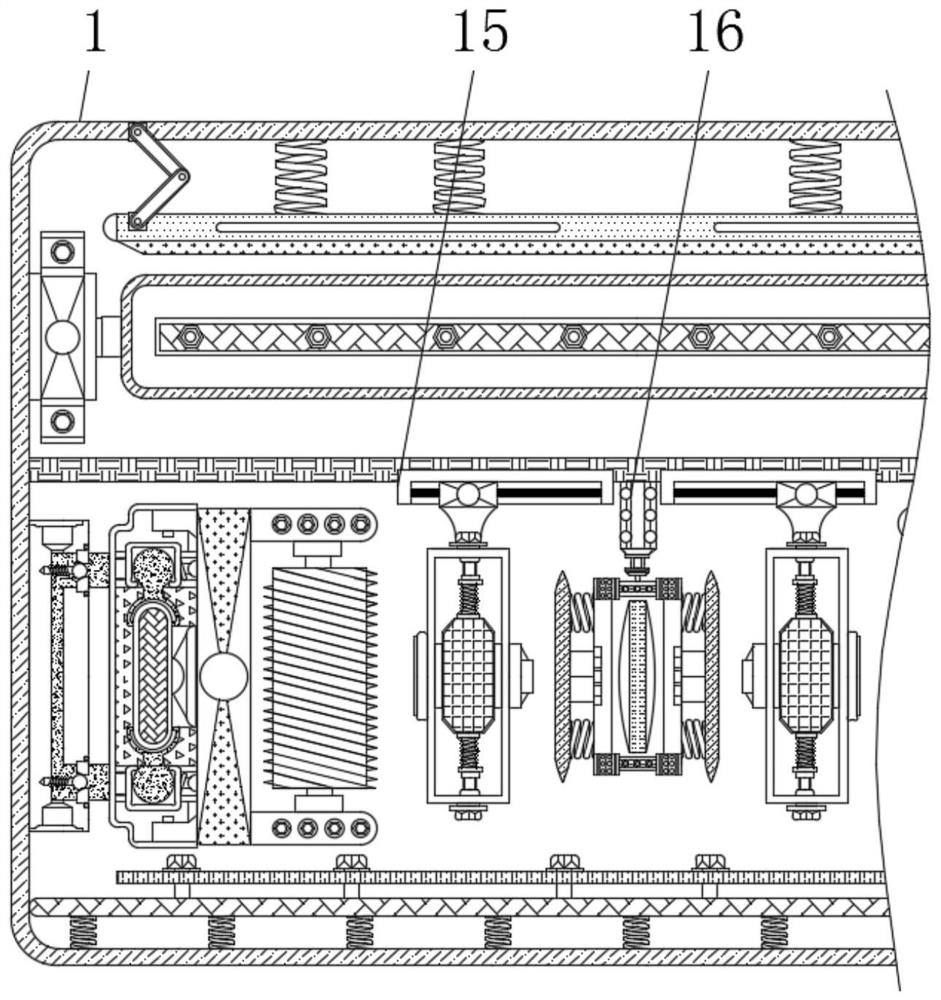 Advertisement putting device with automatic adjusting function based on network technology