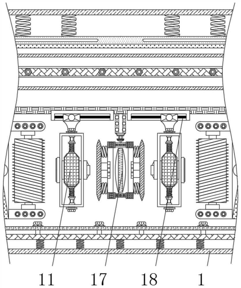 Advertisement putting device with automatic adjusting function based on network technology