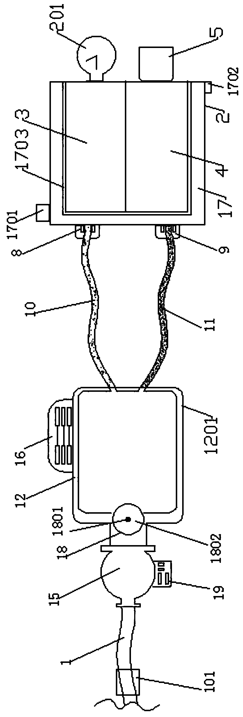 Internal medicine nursing device