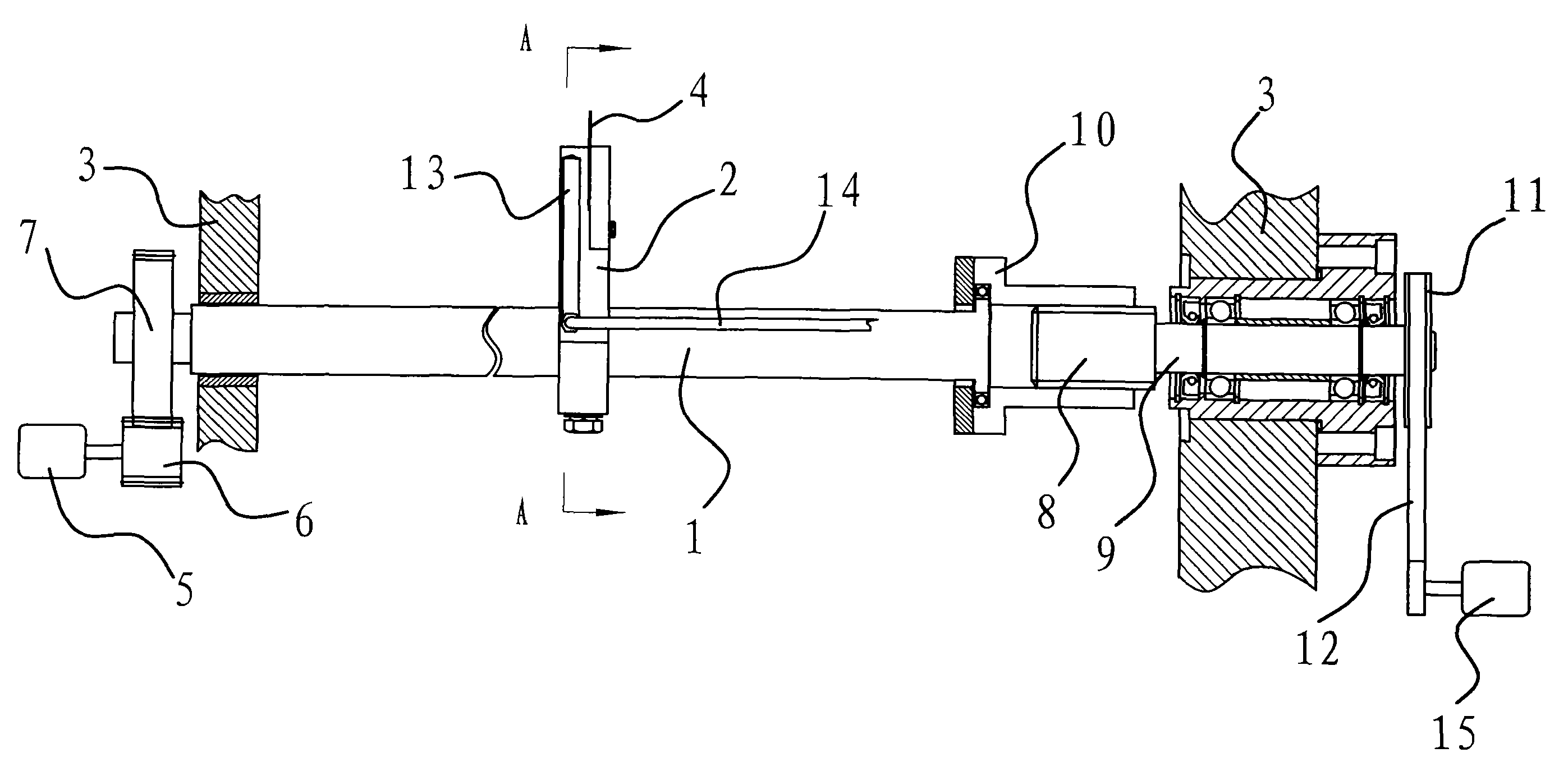 High-speed vacuum coating online cutting device