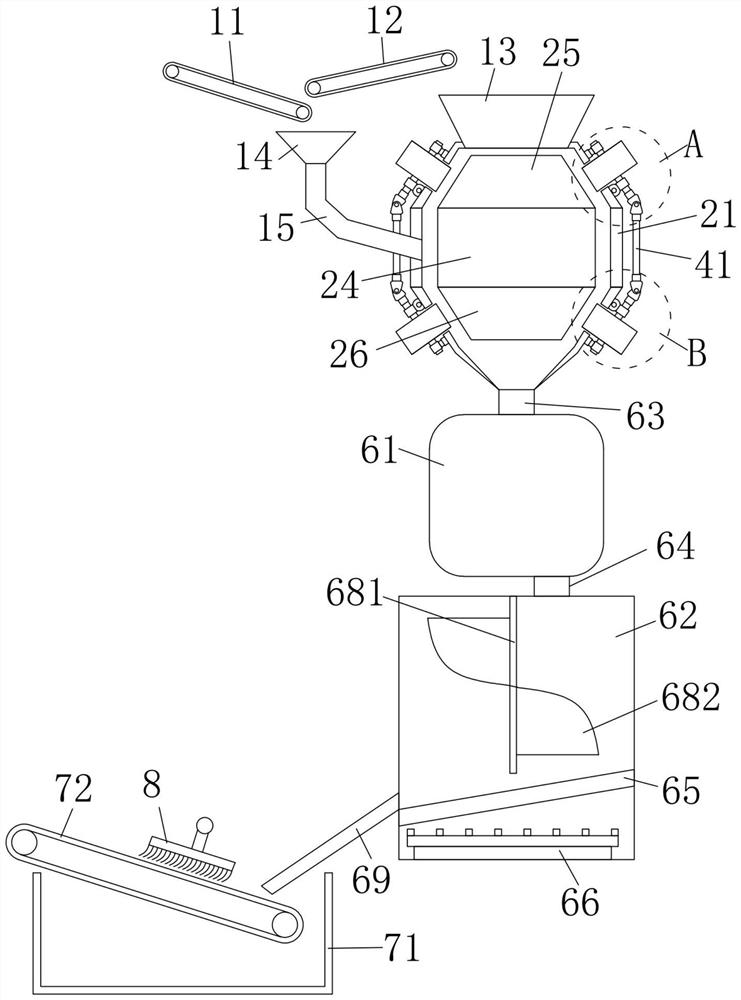 Multifunctional glass recovery device