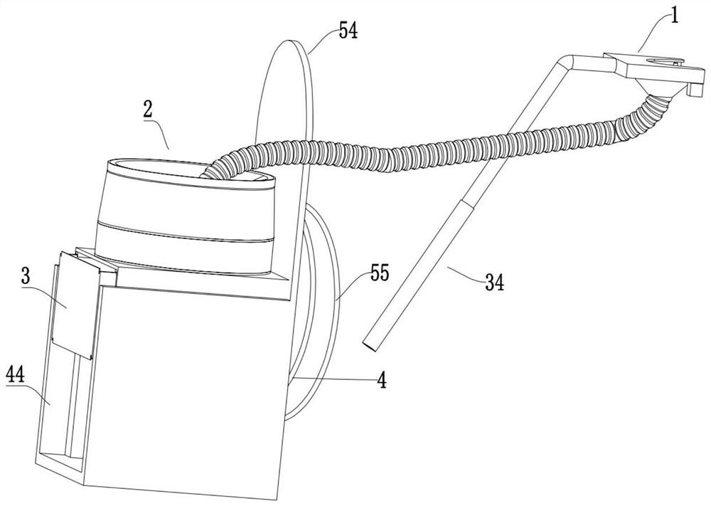 Reverse-pushing type high-energy-gathering self-screening fruit and stem separating device for top-speed linear instant cutting harvesting of rubus hirsutus