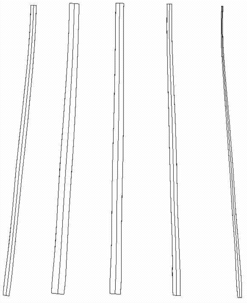 Measuring method for unknown aviation engine blade profile of CAD model