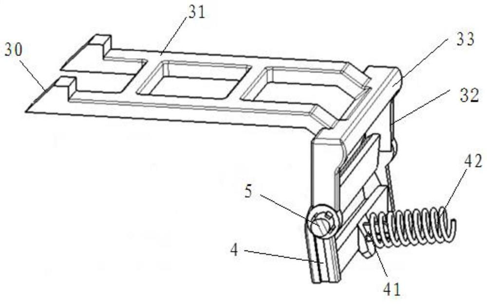 Automobile armrest lock assembly