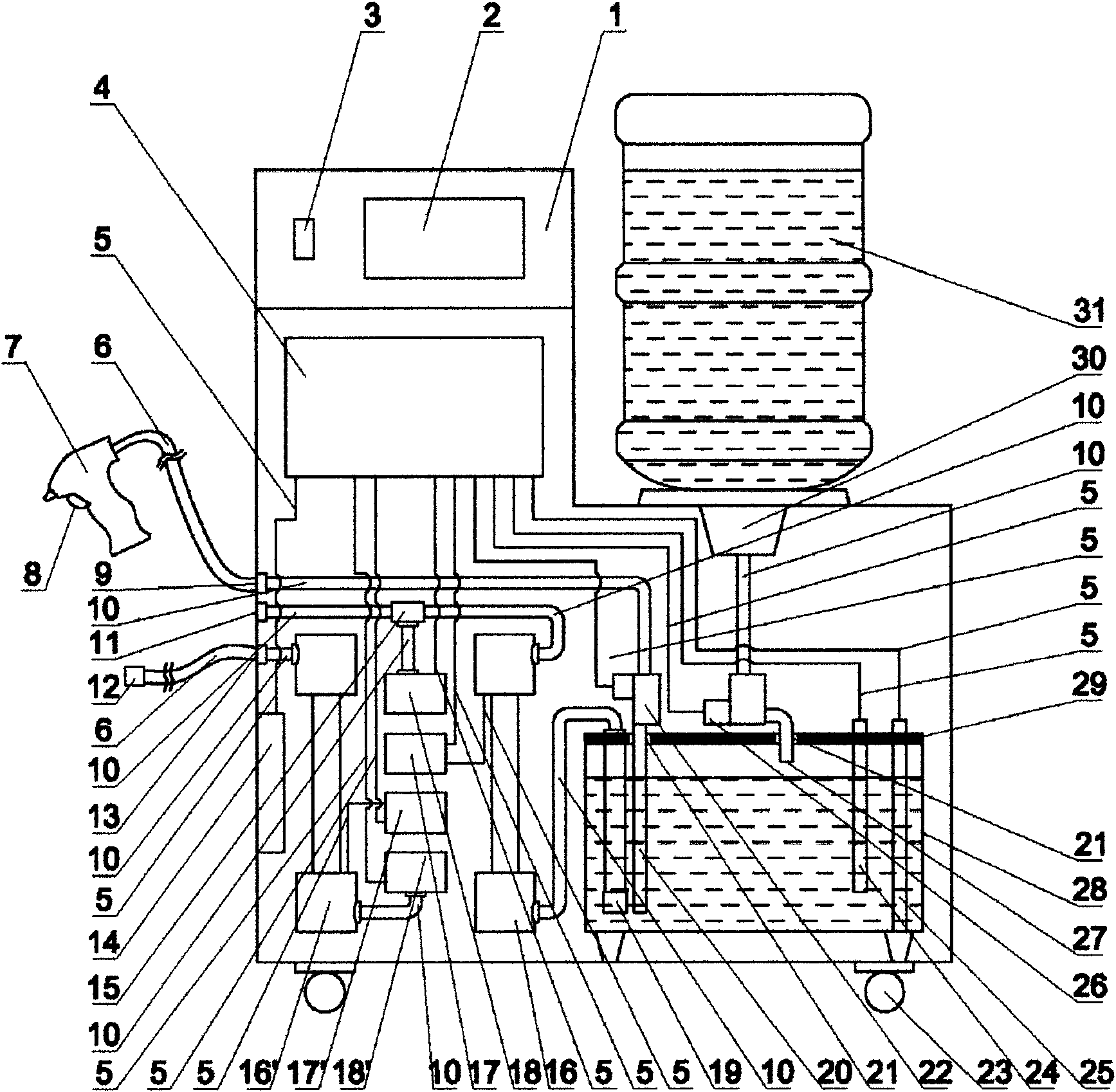 Debridement treatment equipment