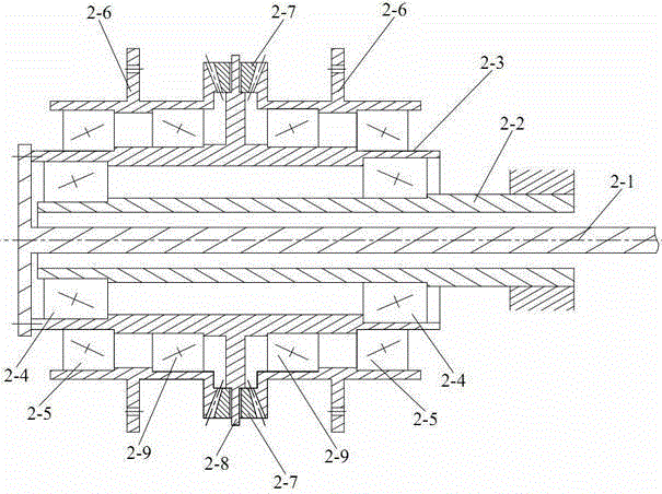 Straddle type monorail vehicle double-shaft power bogie with differential mechanism