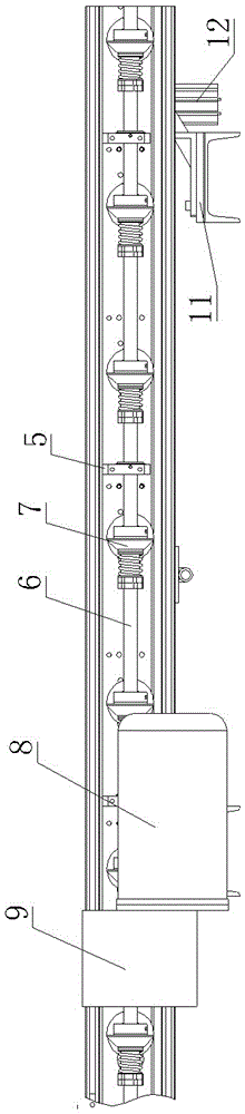 Conveying device of production line