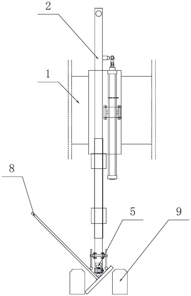 Novel long straight seam welding tracking device