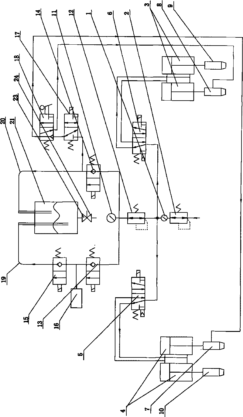 Rheid leakage testing device