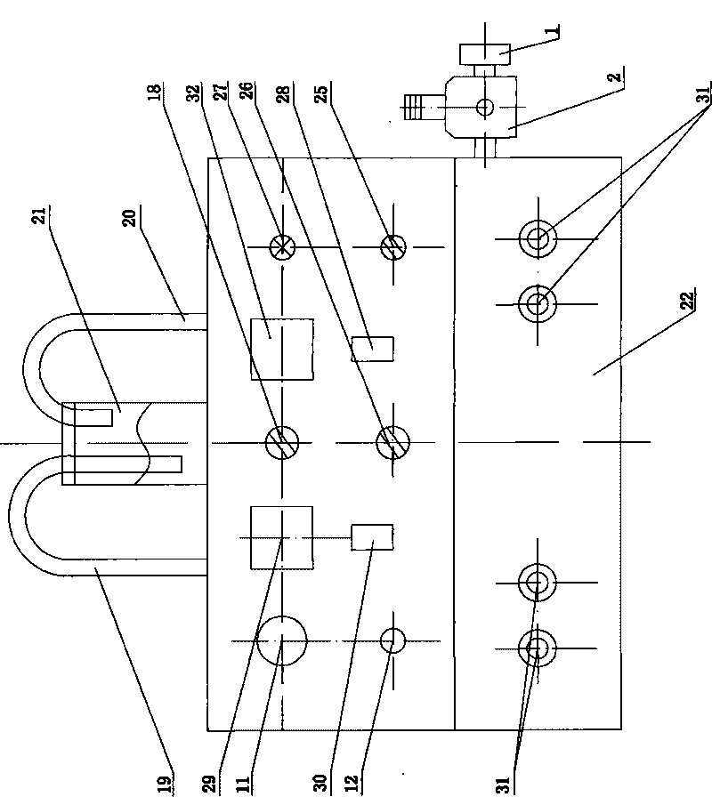 Rheid leakage testing device