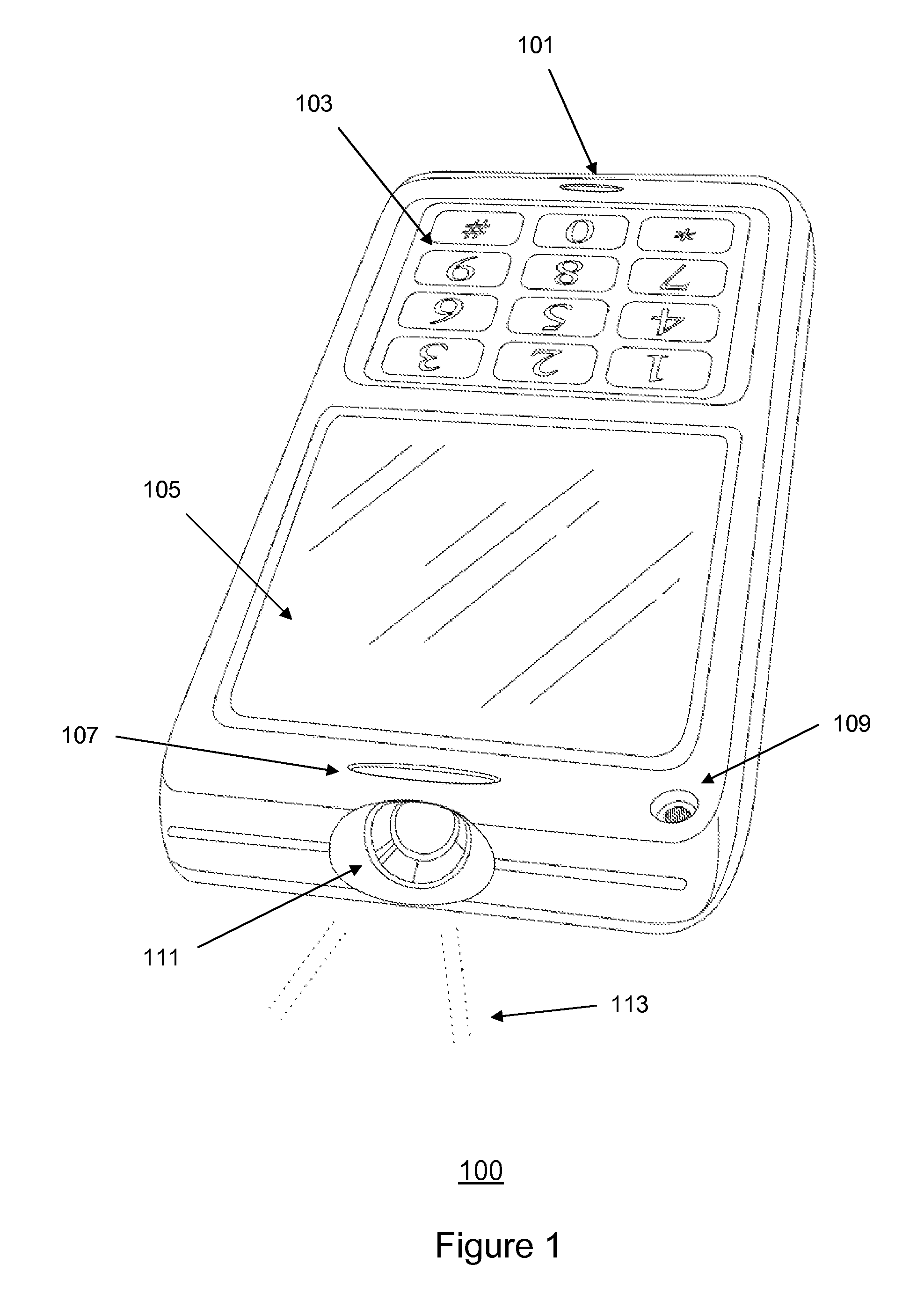 Apparatus and method for using a dedicated game interface on a wireless communication device with projector capability