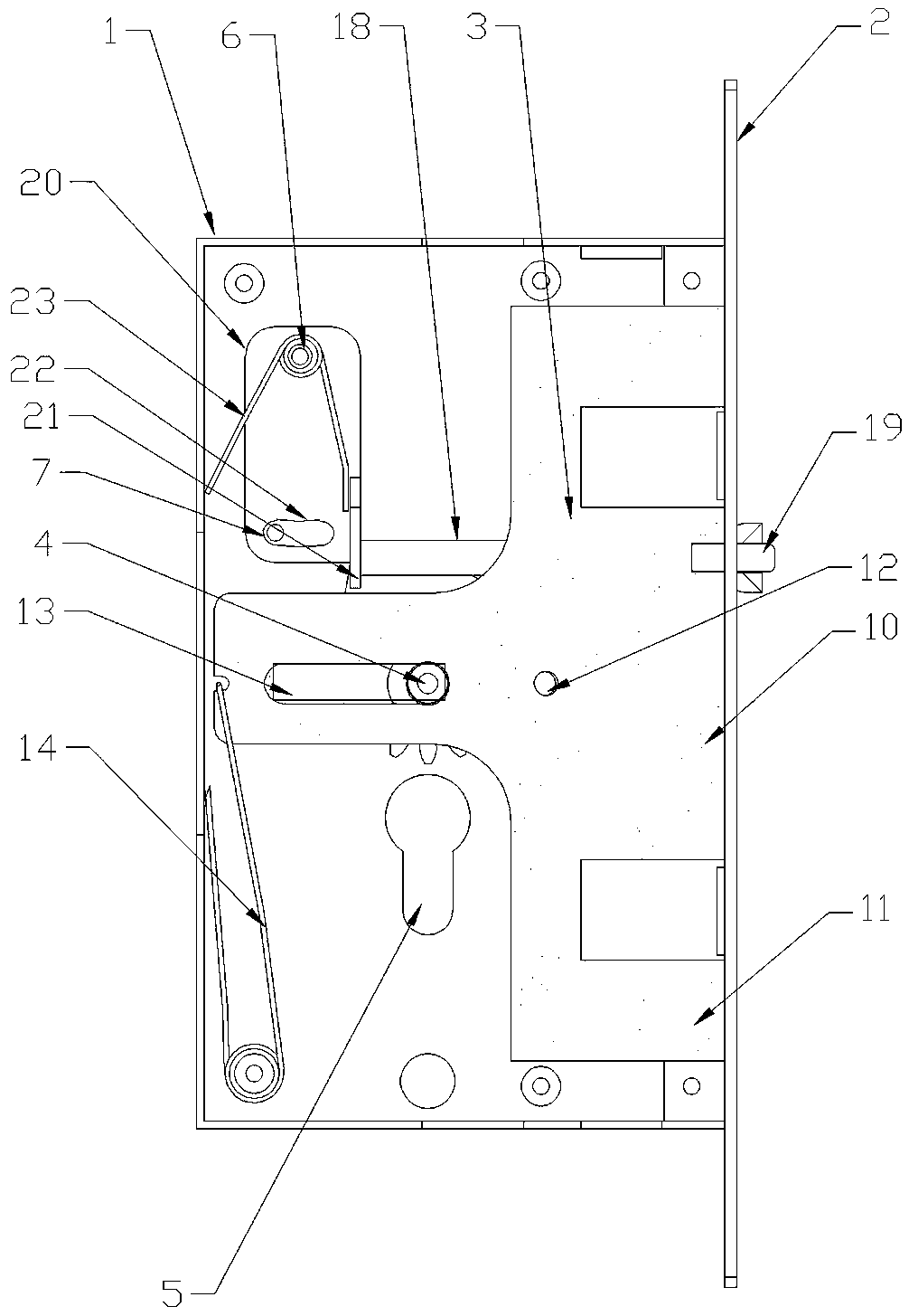 Labor-saving touch trigger lock mechanism