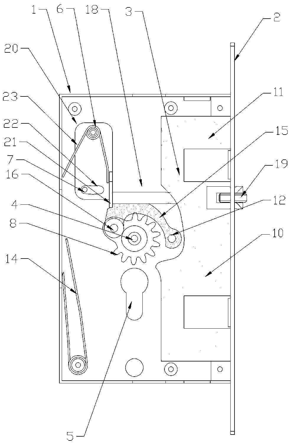 Labor-saving touch trigger lock mechanism