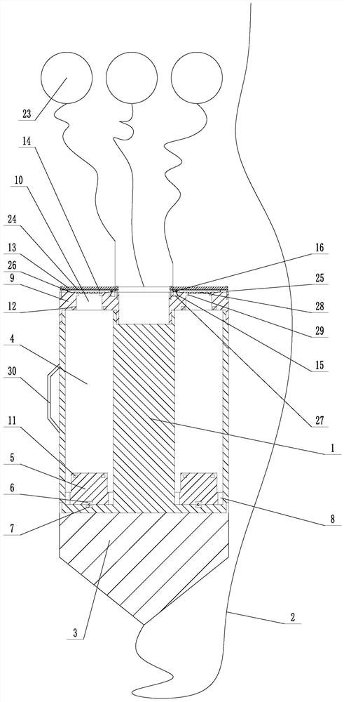 A device and method for collecting and storing water samples for environmental monitoring