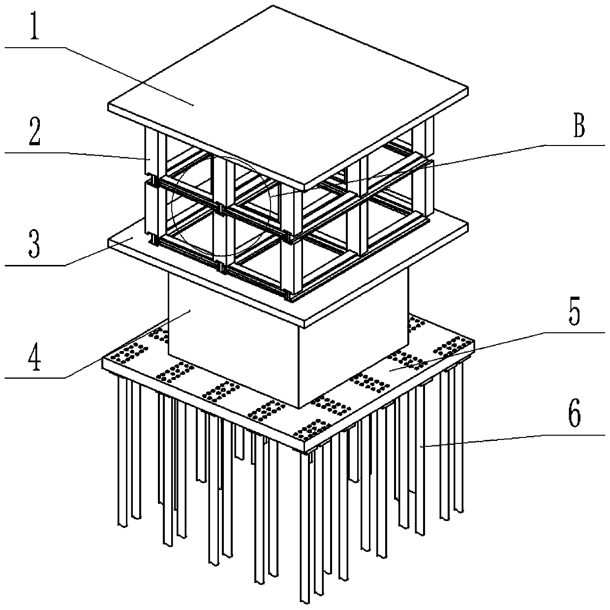 Integral foundation platform for rapid construction