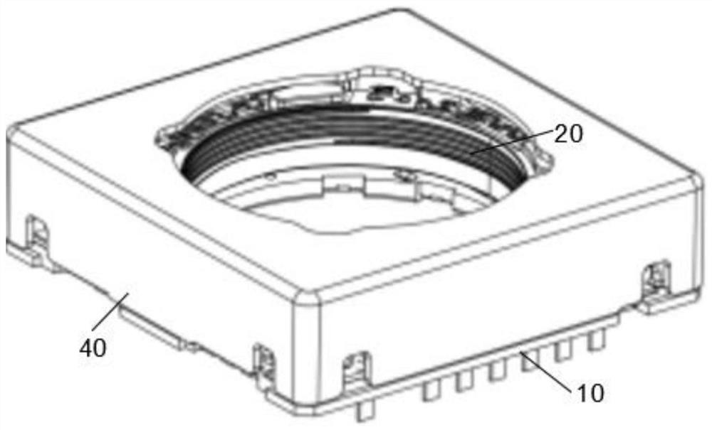 Anti-shake device for camera lens