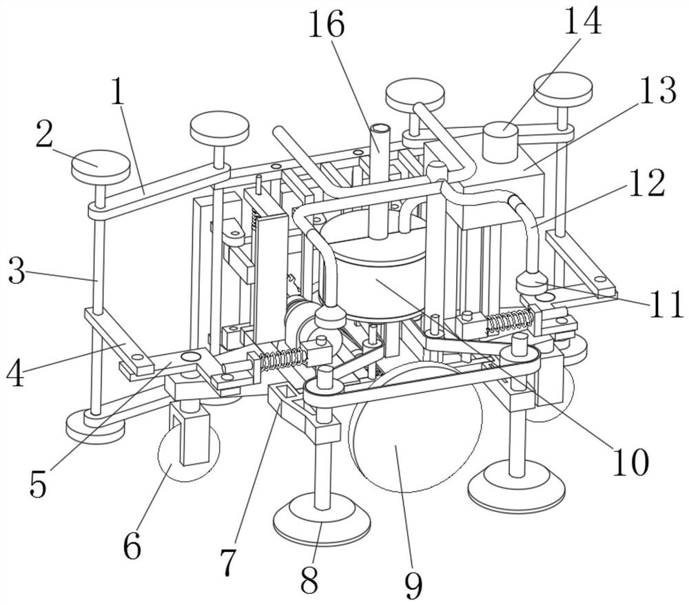 Swimming pool cleaning device capable of achieving deep disinfection