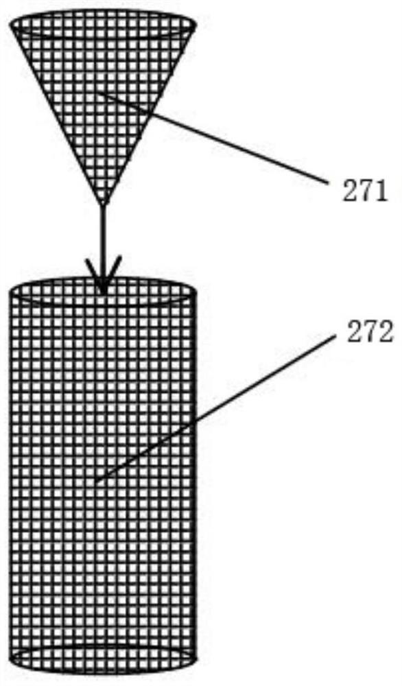 System for measuring biomass thermal conversion gas and detection method