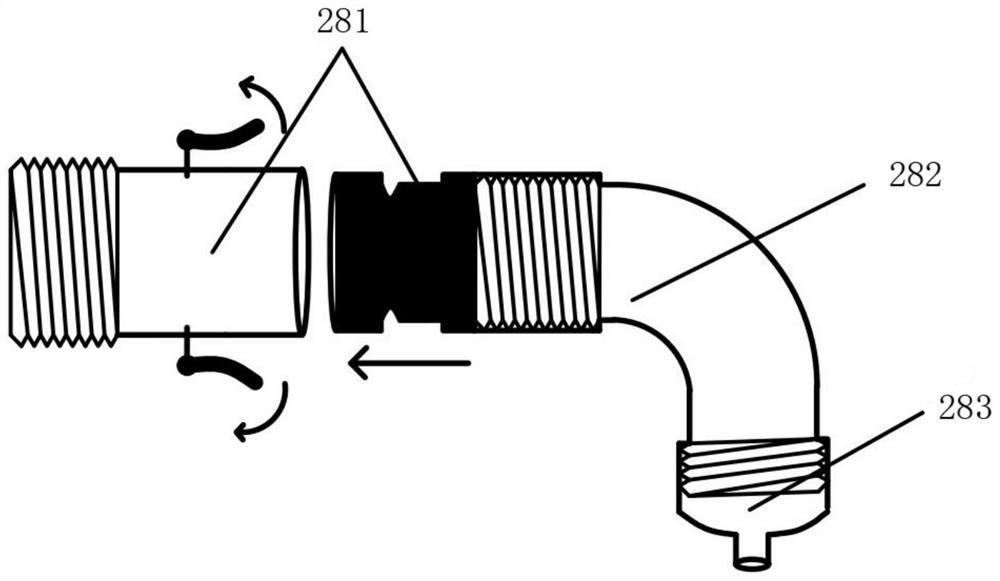 System for measuring biomass thermal conversion gas and detection method