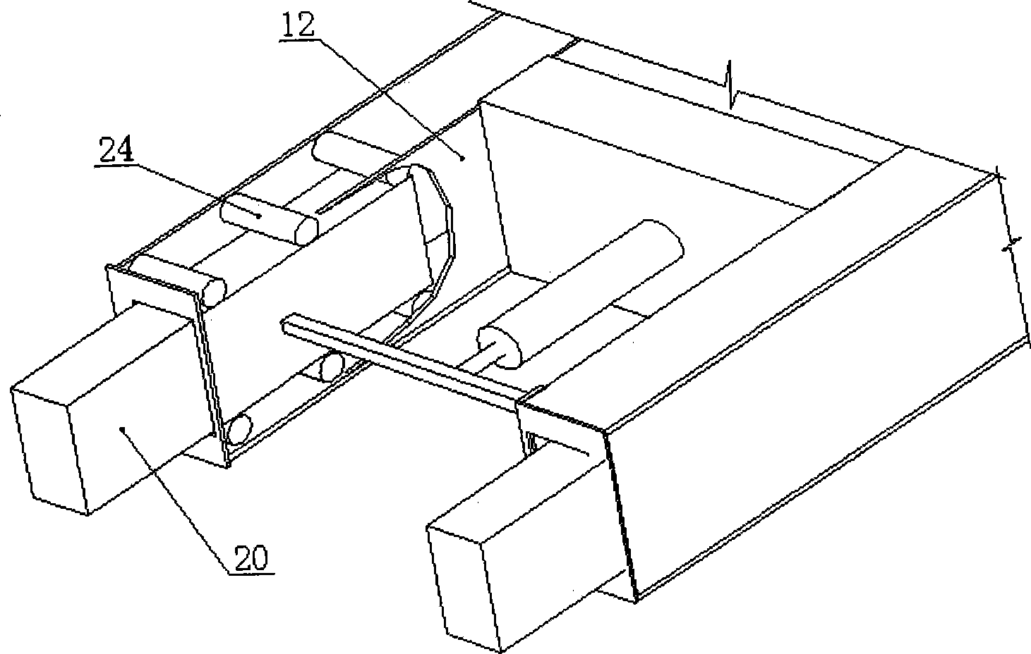 Jacking template control system and method for construction