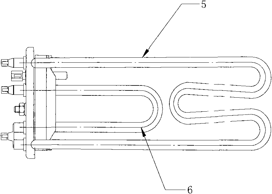 System and method for automatically switching input power according to washing machine heating power