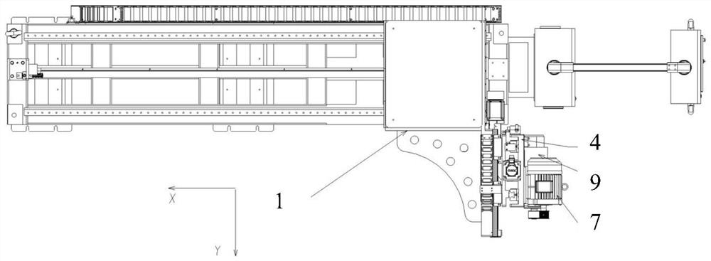 Root polishing equipment used during manufacturing of wind turbine generator blades