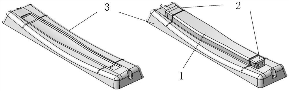 Recyclable core mold for forming composite part with complex structure