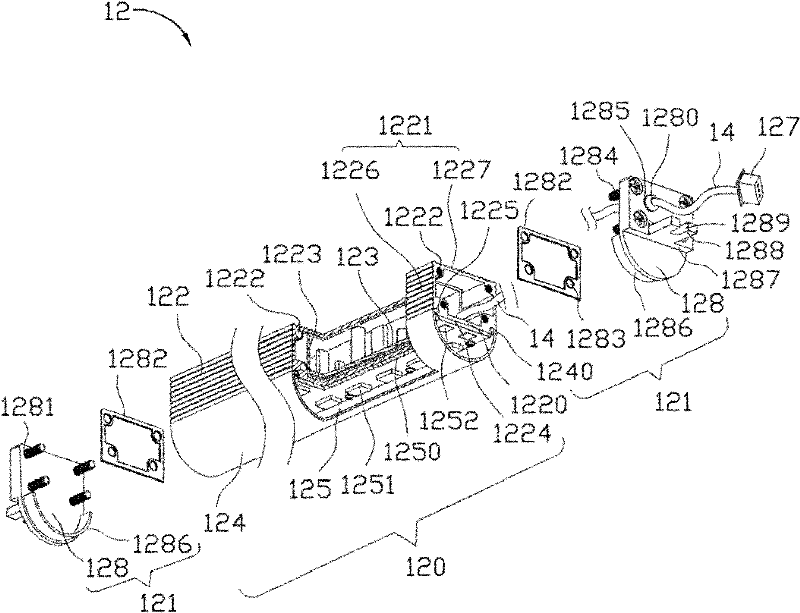 Light-emitting diode (LED) lamp