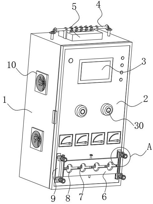 Voltage sag measuring device and system and control method