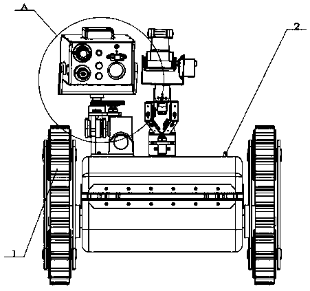 All-terrain multifunctional obstacle-crossing rescue robot