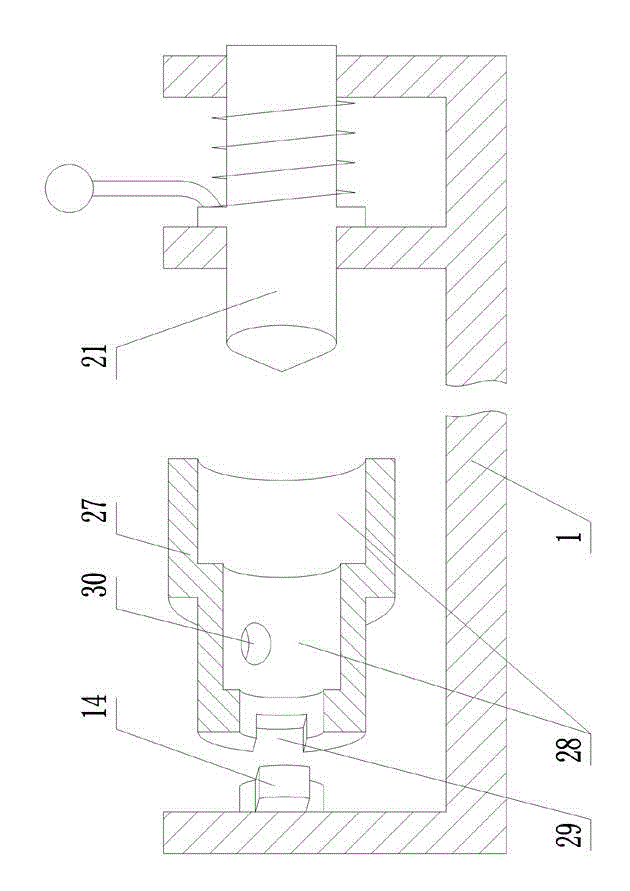 Cross hole drilling machine