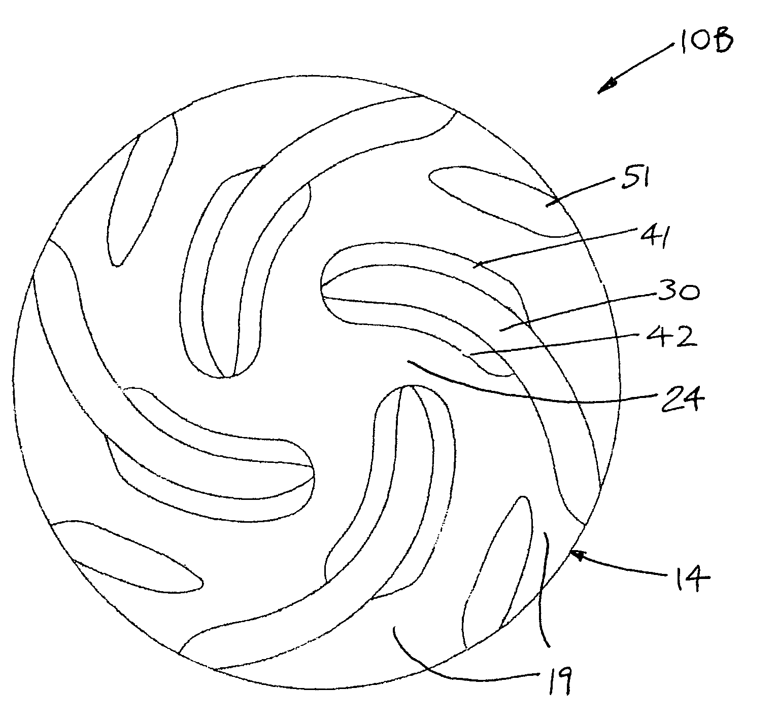 Slurry pump impeller