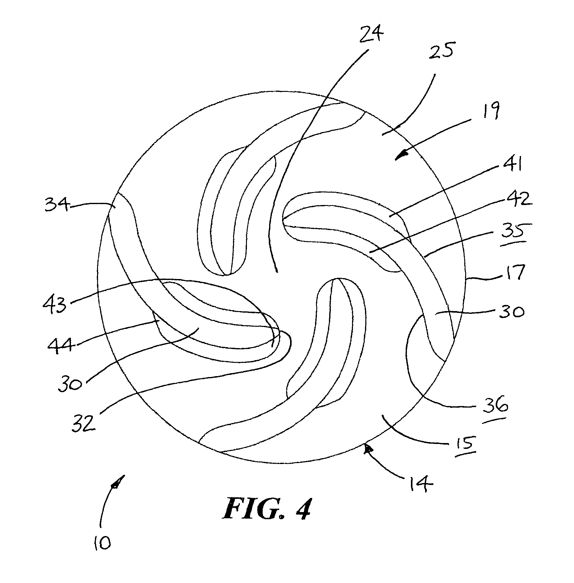 Slurry pump impeller