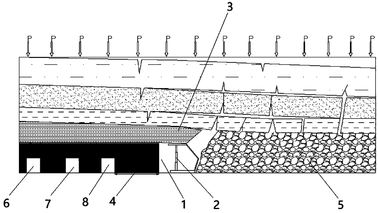 Roof cutting pressure relief protective method for exploitation stop face of fully mechanized working face