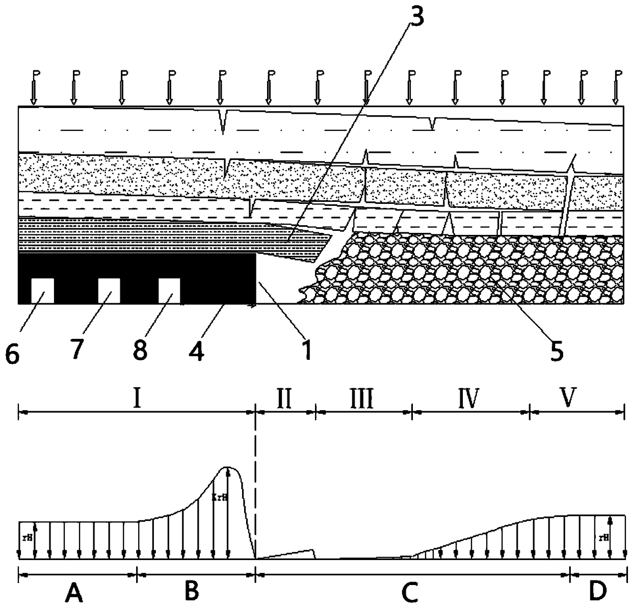 Roof cutting pressure relief protective method for exploitation stop face of fully mechanized working face