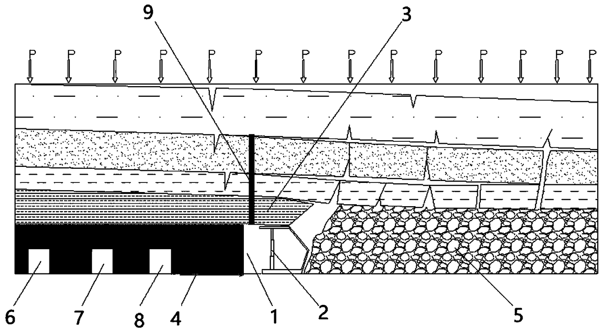 Roof cutting pressure relief protective method for exploitation stop face of fully mechanized working face