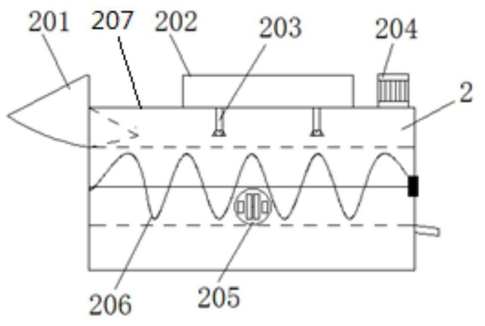 Integrated industrial preparation device for carbonized regenerated micro-powder