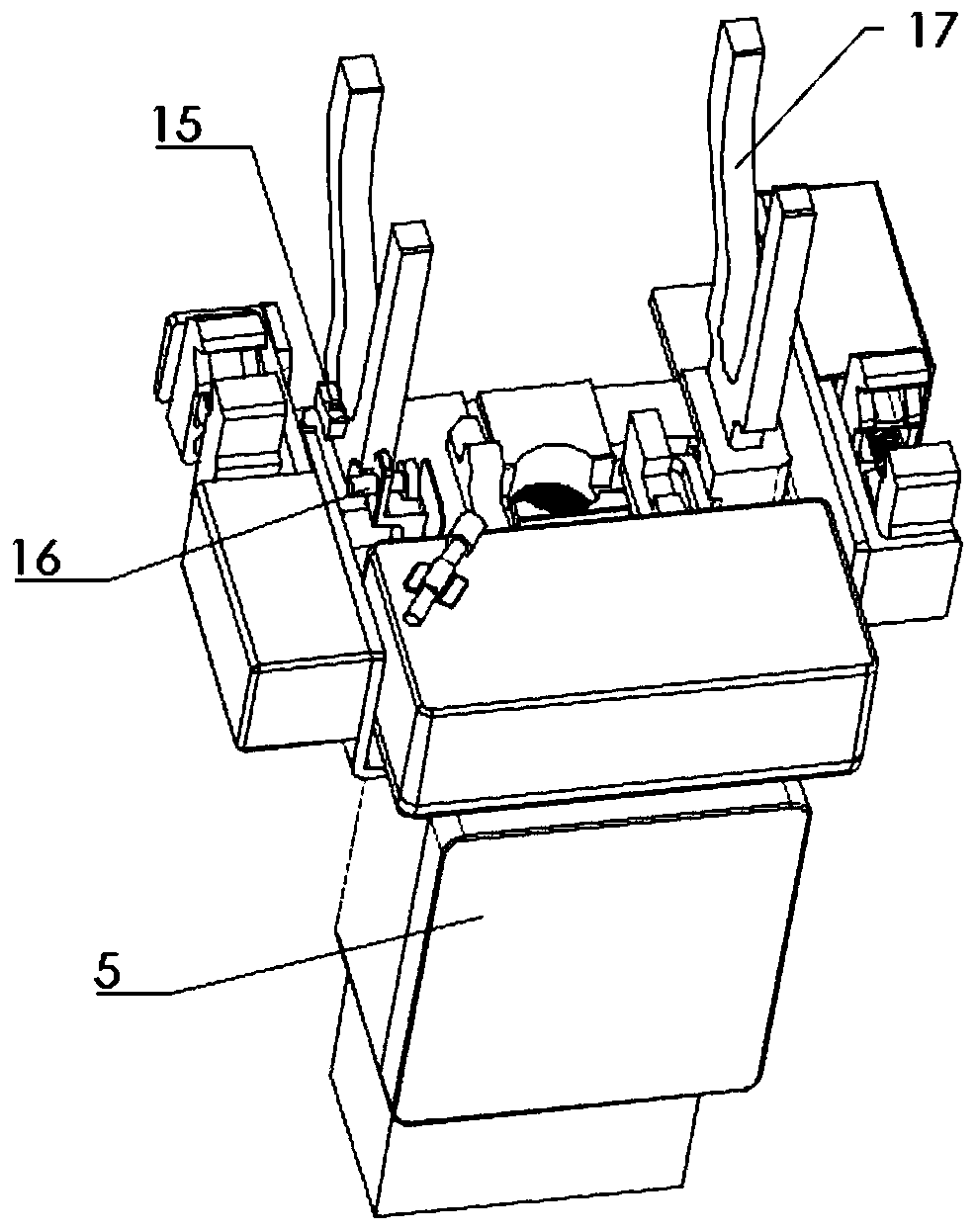 Wire clamp mounting tool and intelligent equipment