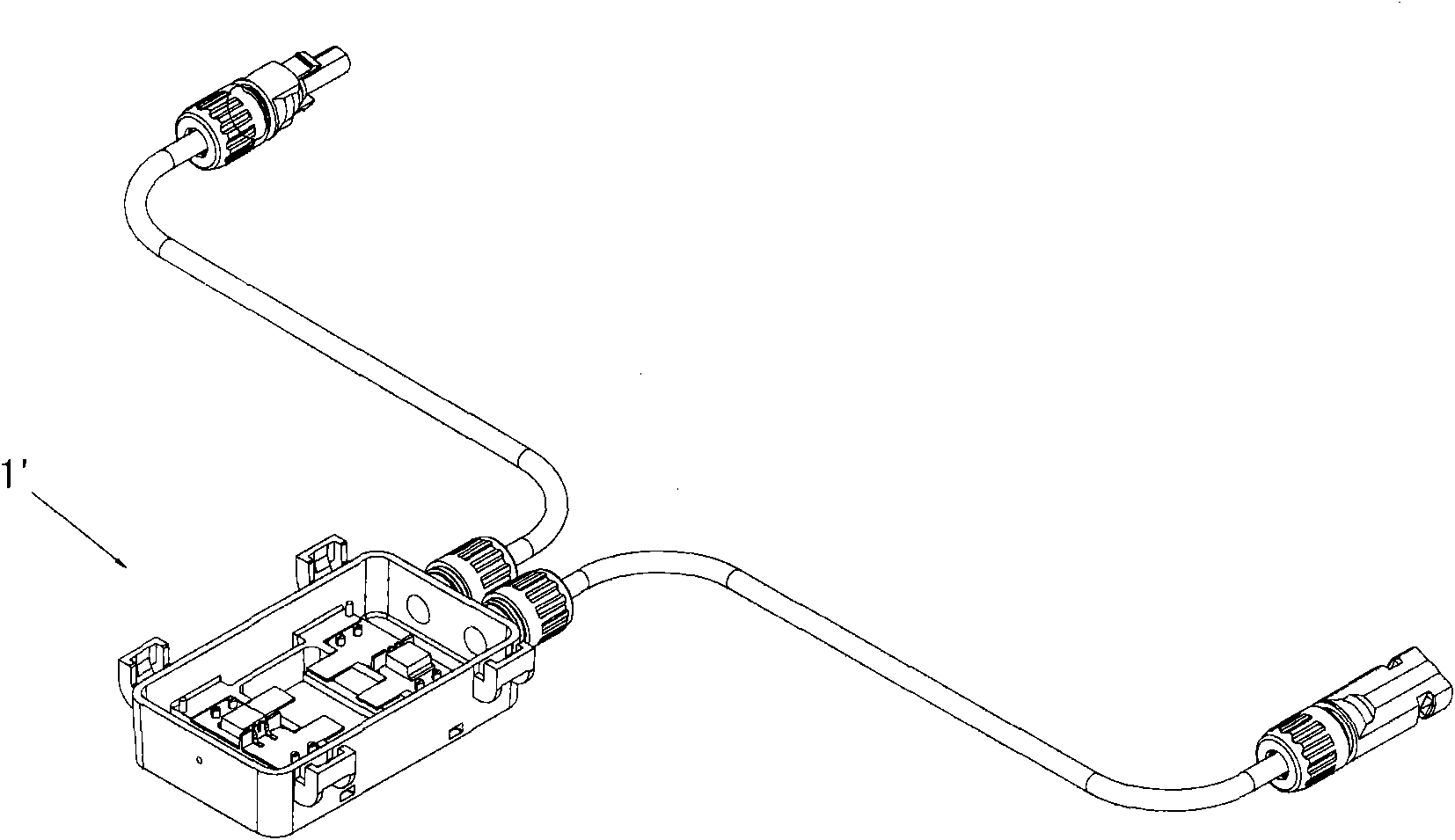 Junction box for solar cell module