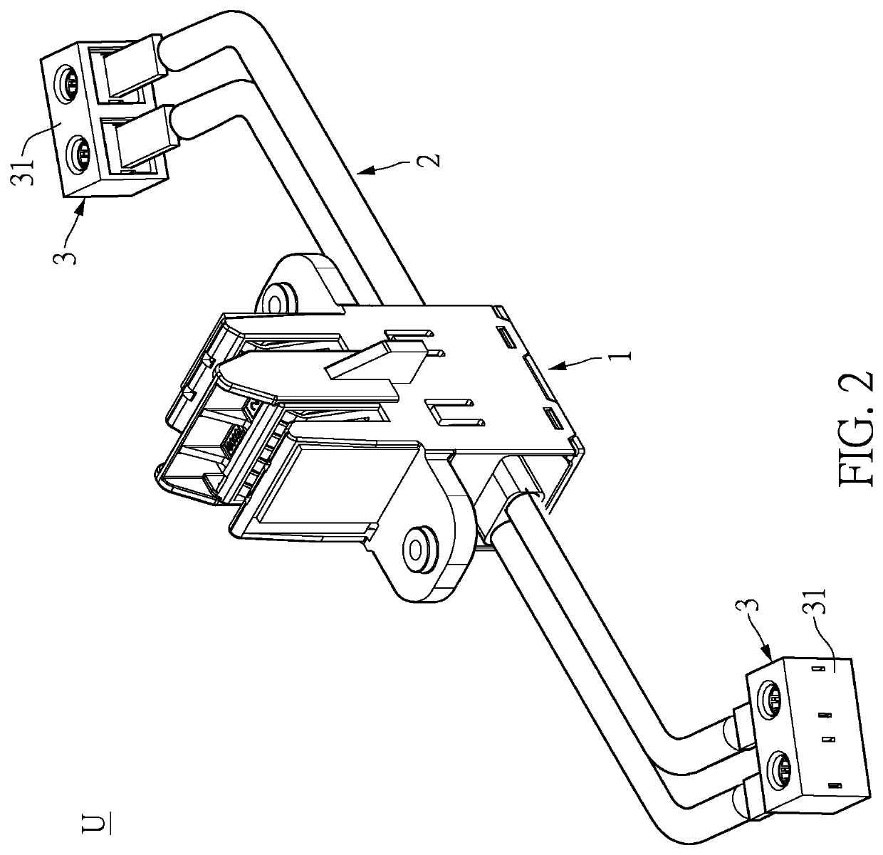 Current transmission assembly and current transmission system