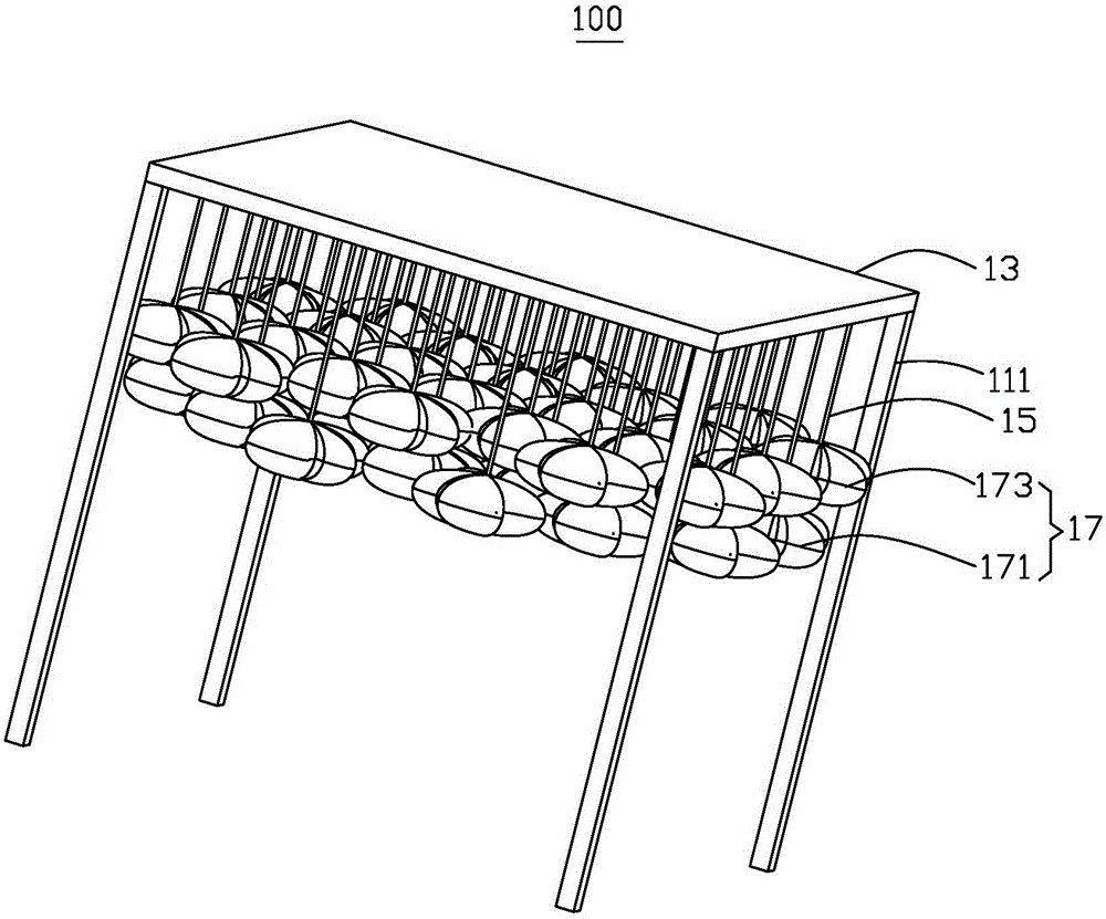 Suspended ceiling and installation method of suspended ceiling