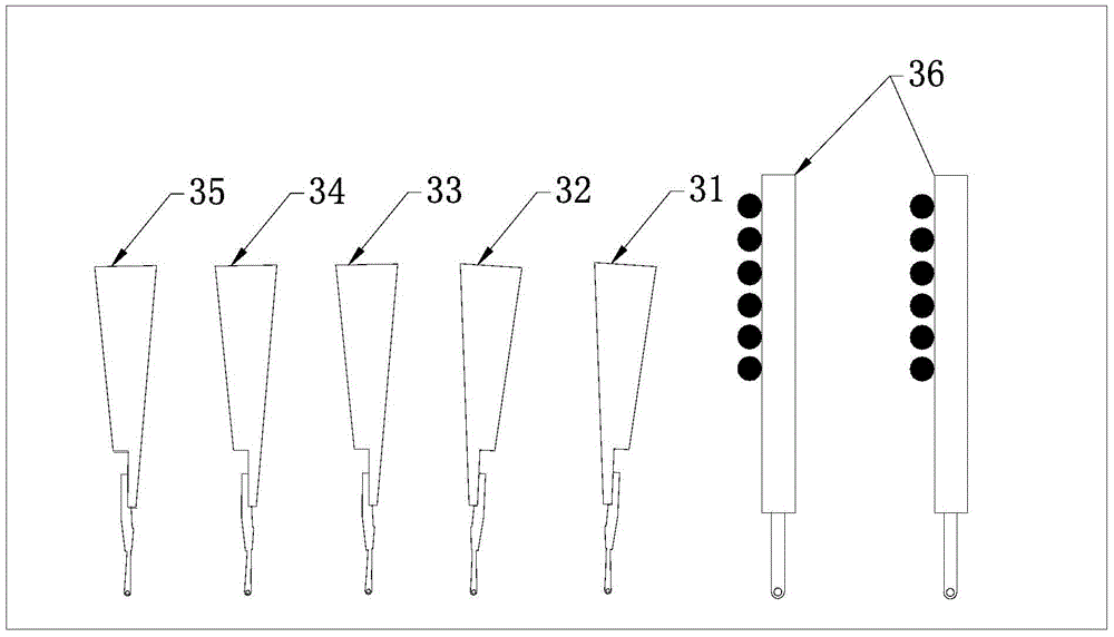 A double-needle bed warp knitting machine equipped with patterned bar and its knitting mechanism