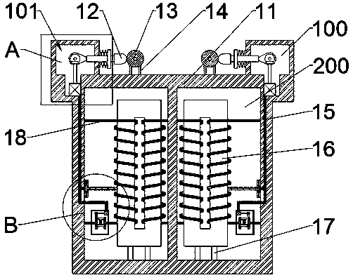 A high-voltage circuit emergency protection device