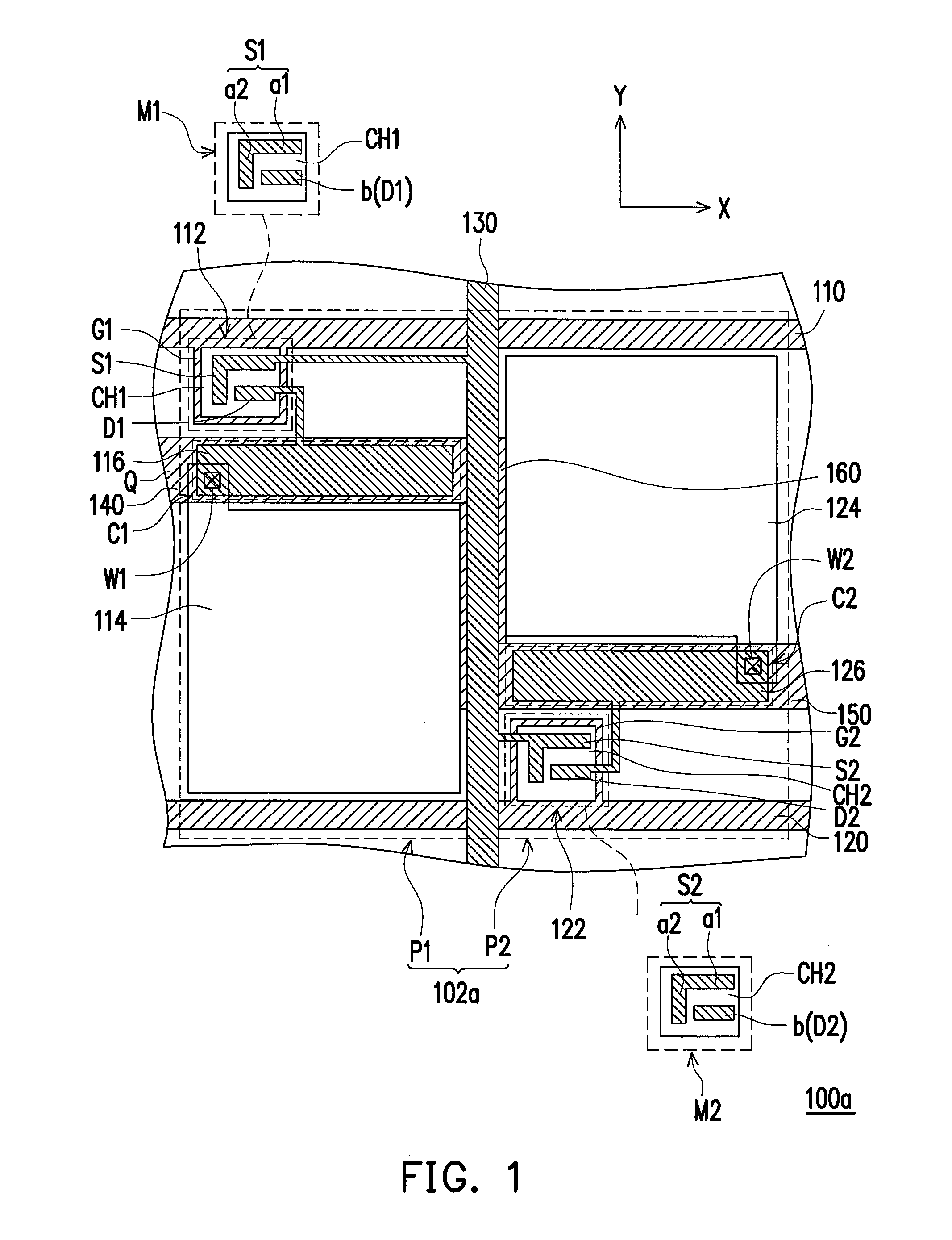 Pixel array and display panel